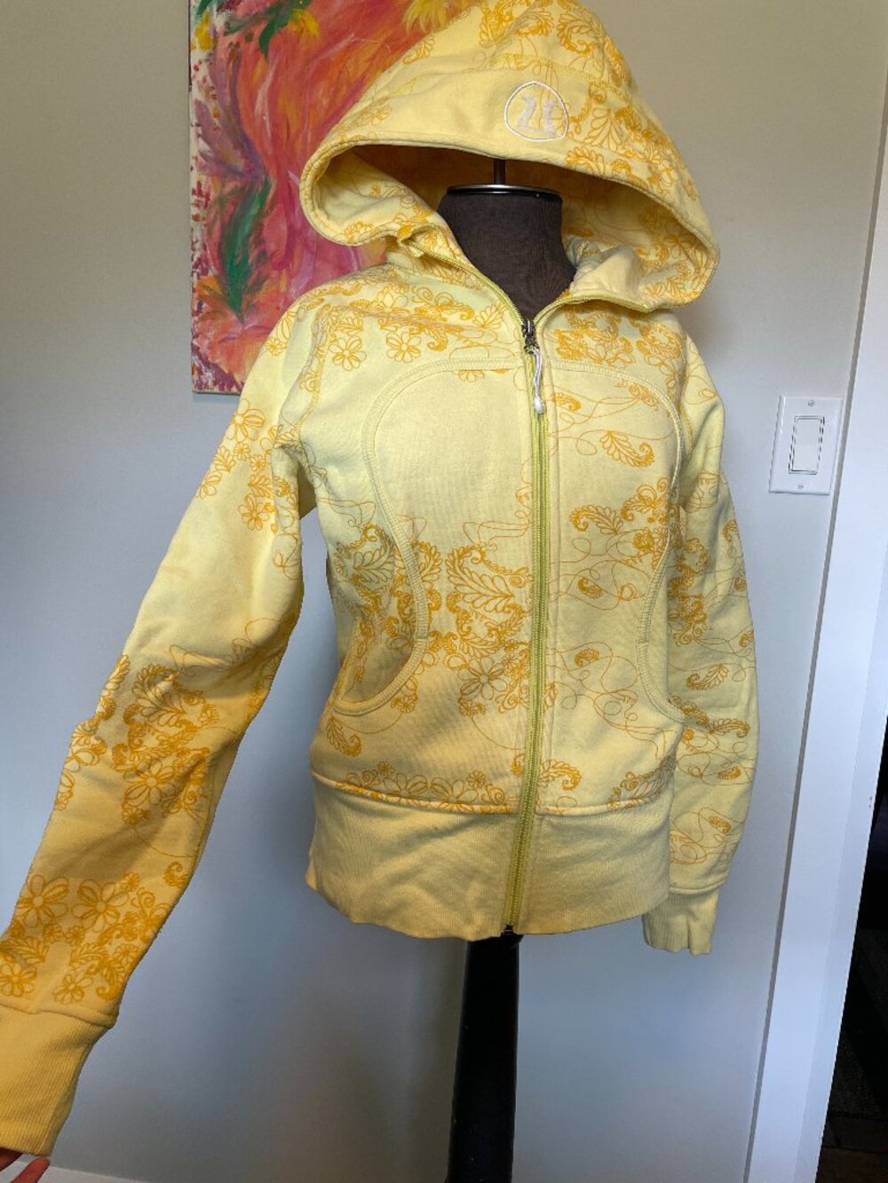 Lululemon Butter Yellow Zip Up